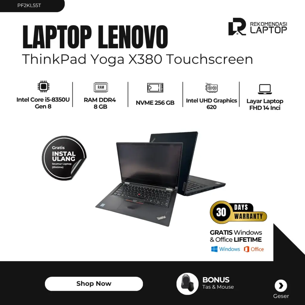 Lenovo ThinkPad Yoga X380 Touchscreen