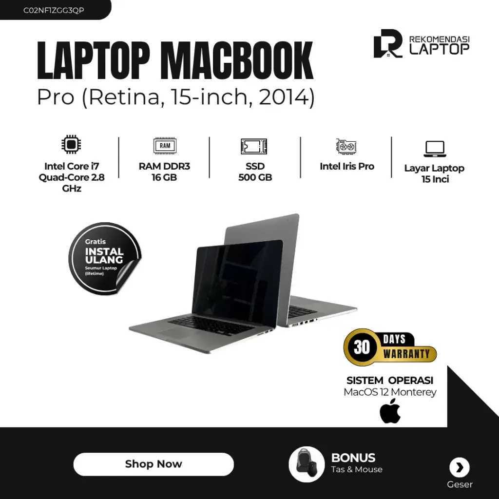 MacBook Pro (Retina, 15-inch, 2014)