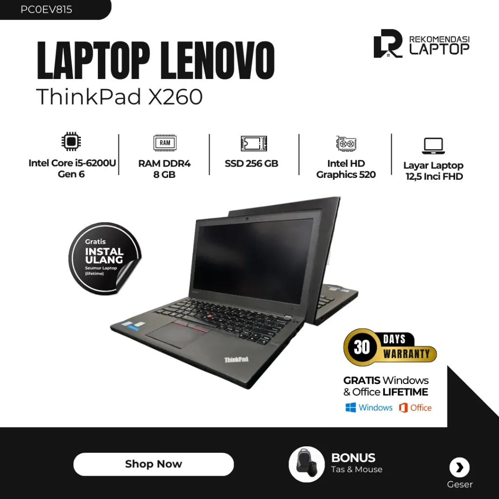 [PC0EV815] Lenovo ThinkPad X260