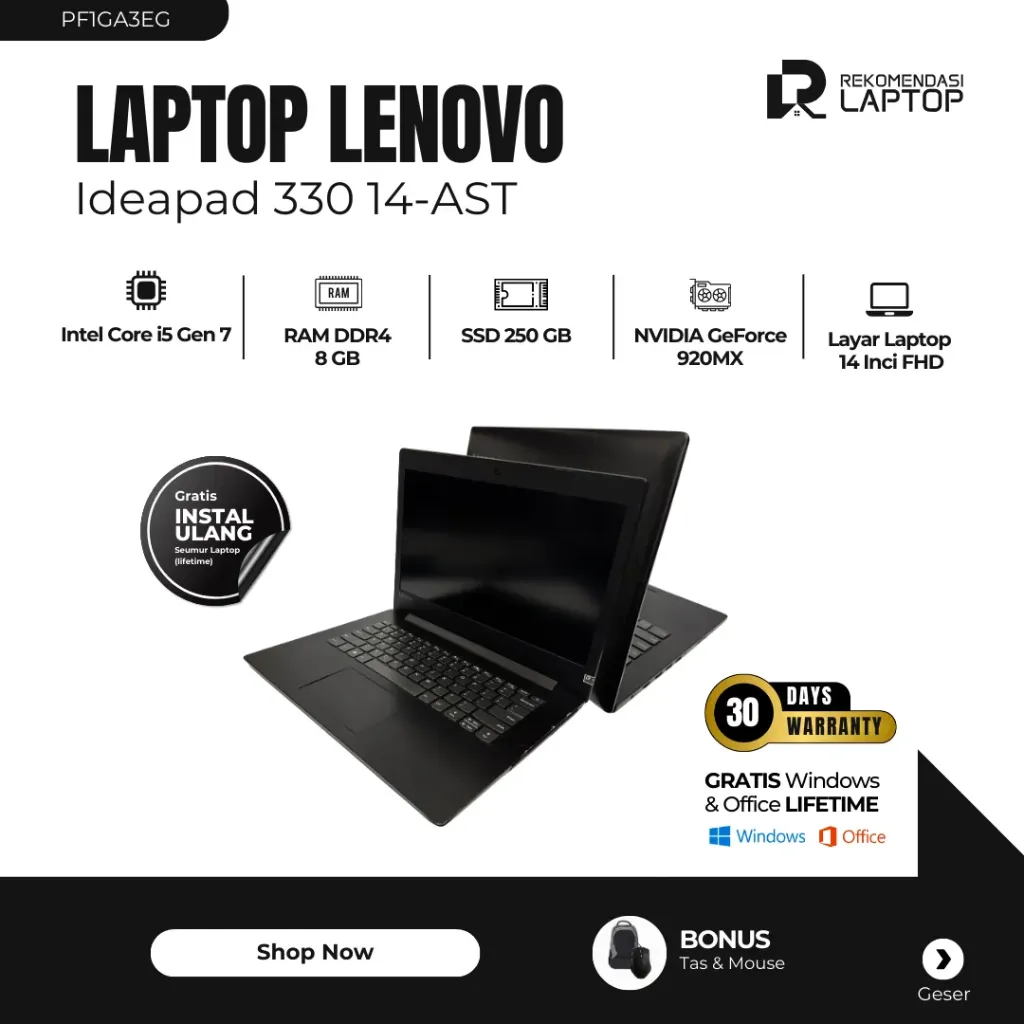 [PF1GA3EG] Lenovo Ideapad 330 14-AST