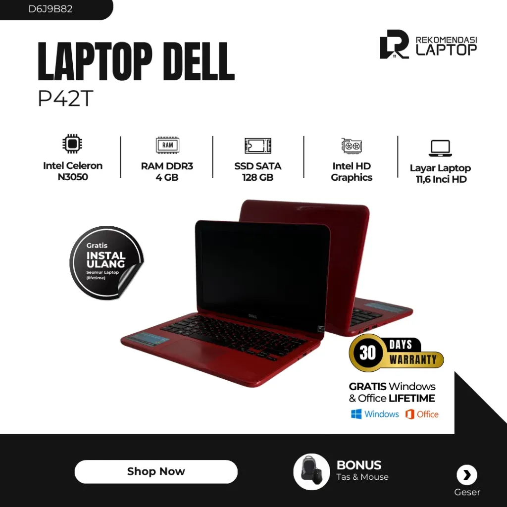 [D6J9B82] Dell Inspiron P42T