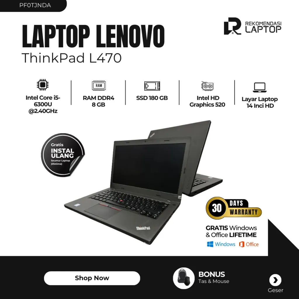 [PF0TJNDA] Lenovo ThinkPad L470