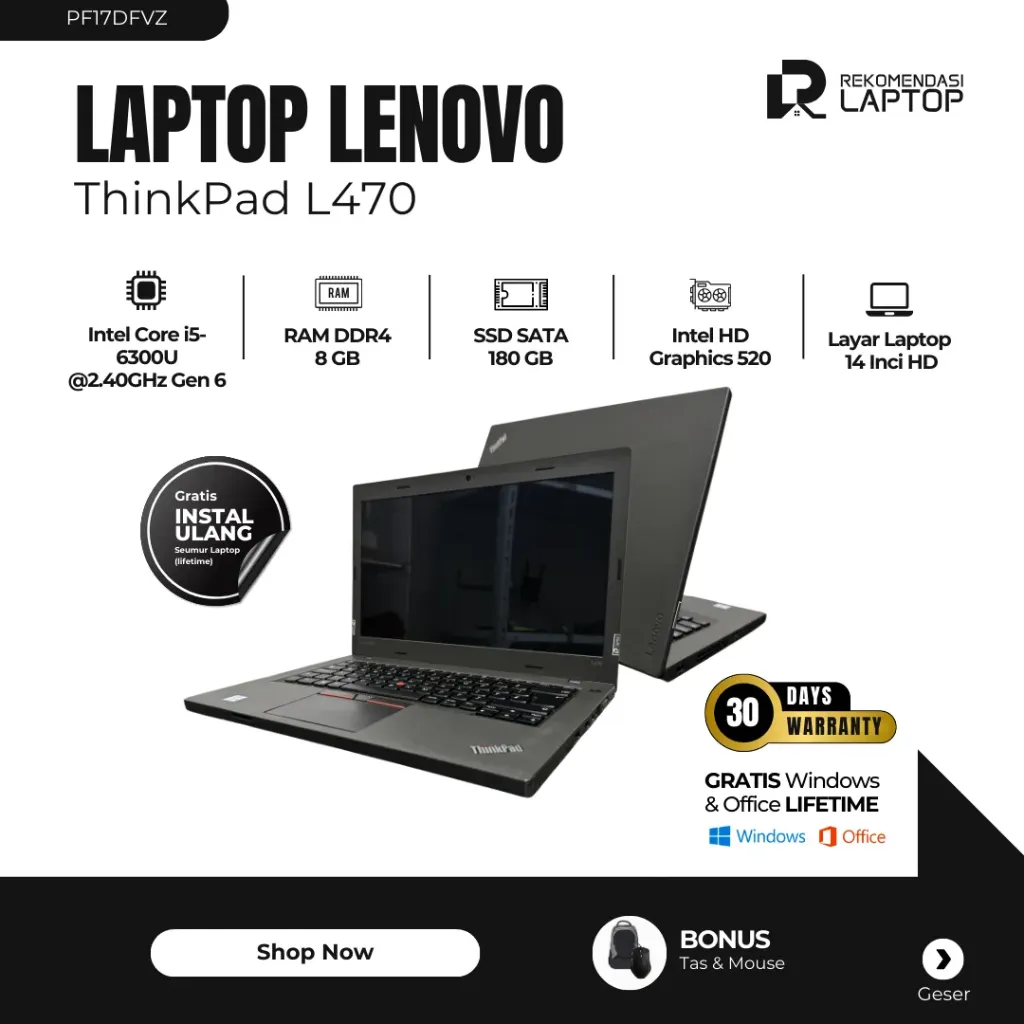 [PF17DFVZ] Lenovo ThinkPad L470
