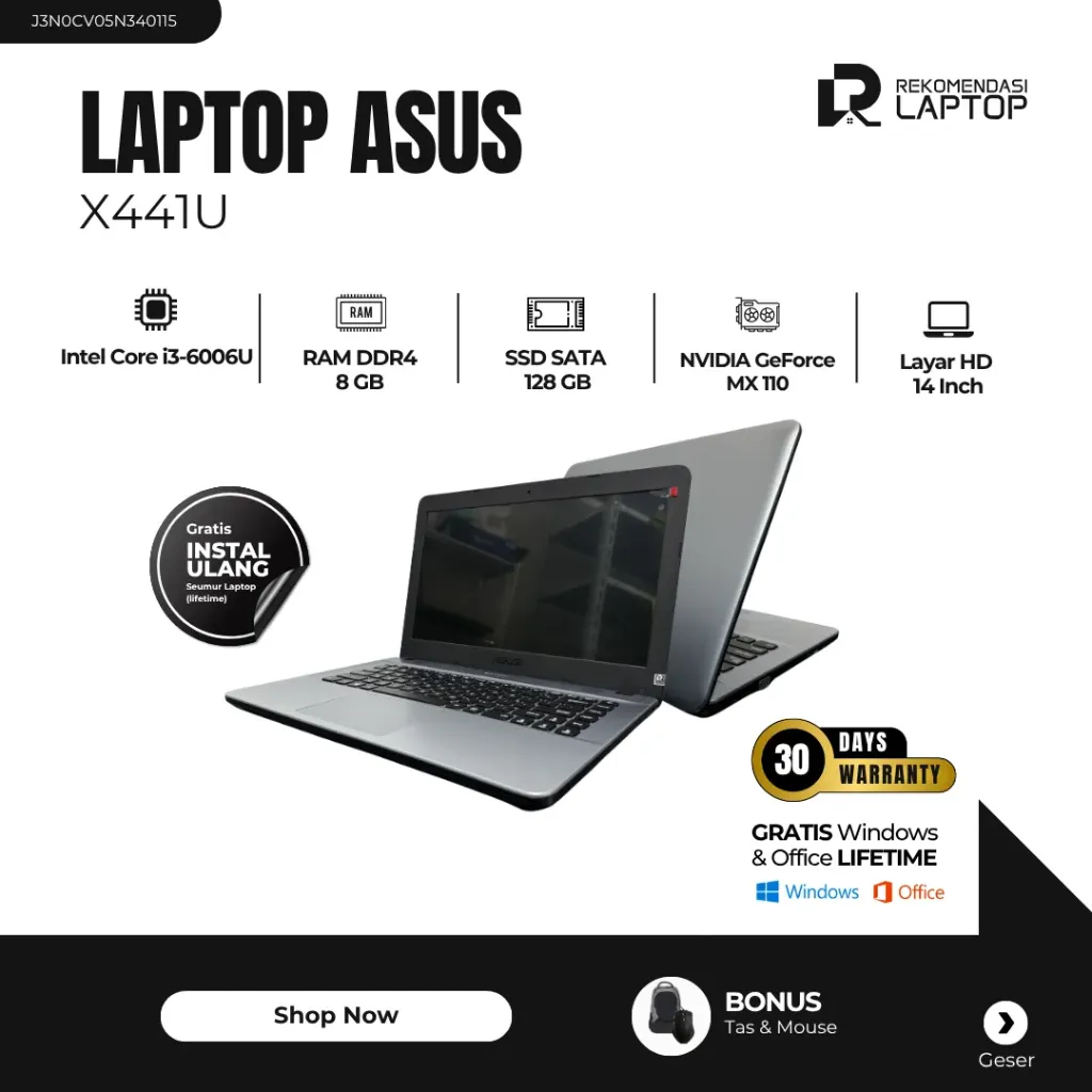[J3N0CV05N340115] Asus X441U