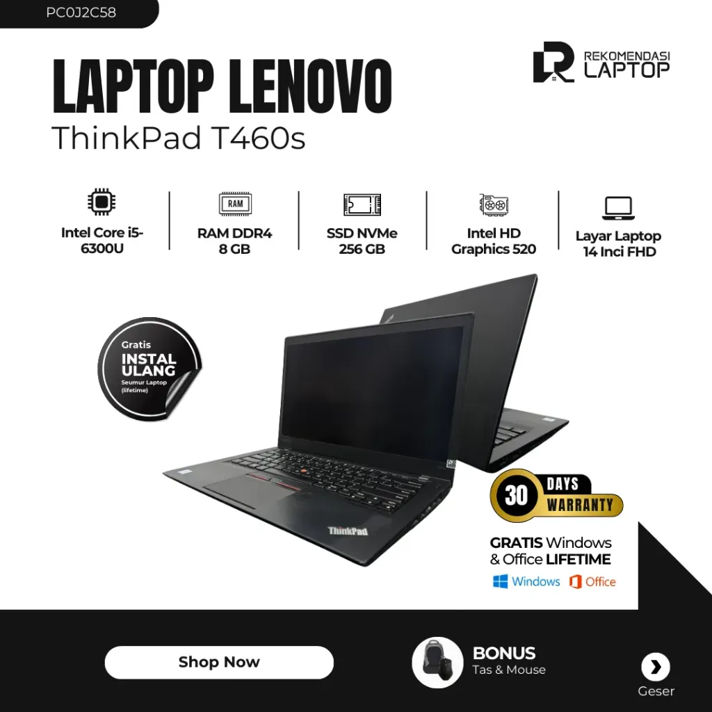 [PC0J2C58] Lenovo ThinkPad T460s