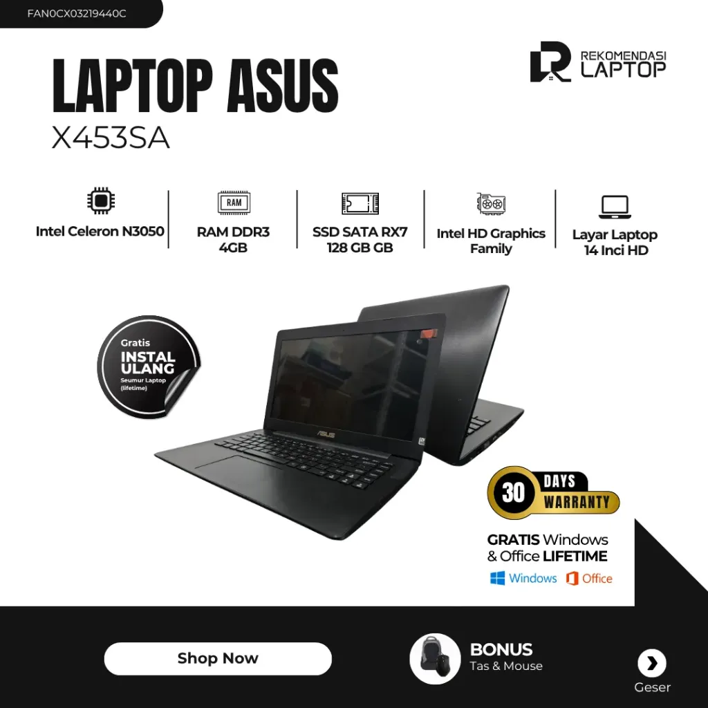 [FAN0CX03219440C] ASUS X453SA