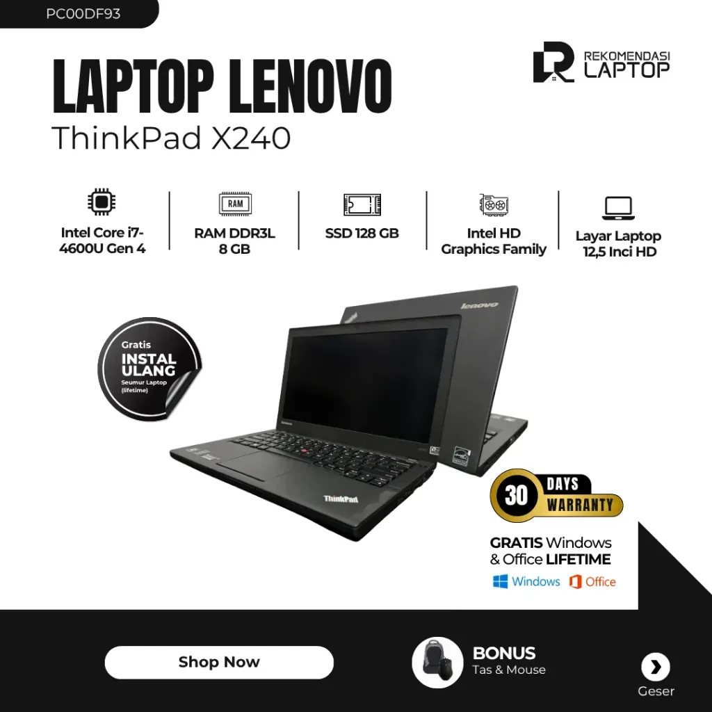 [PC00DF93] Lenovo ThinkPad X240