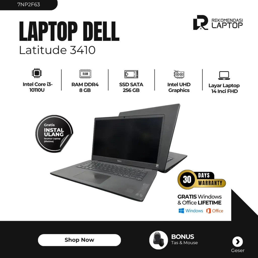 [7NP2F63] Dell Latitude 3410