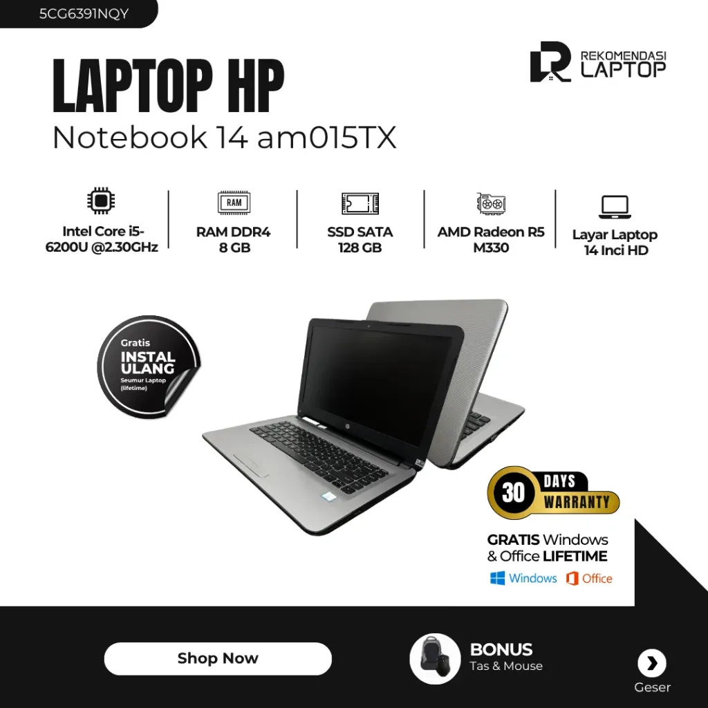 HP Notebook 14 am015TX
