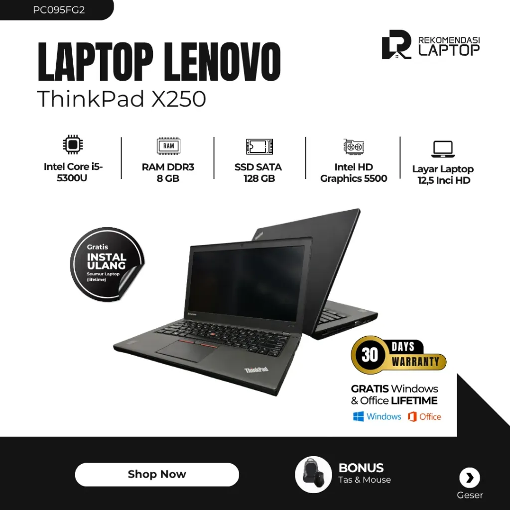[PC095FG2] Lenovo ThinkPad X250