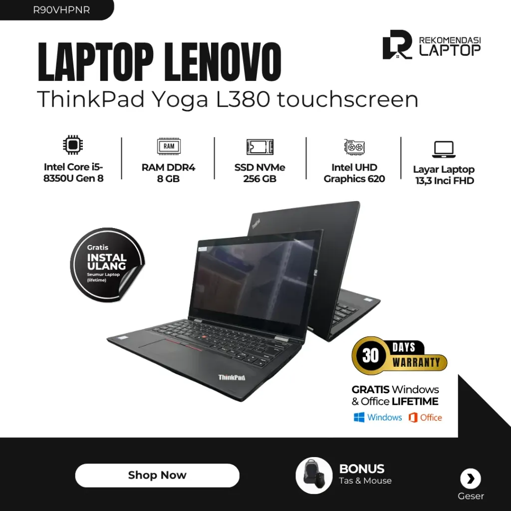 Lenovo ThinkPad Yoga L380 Touchscreen