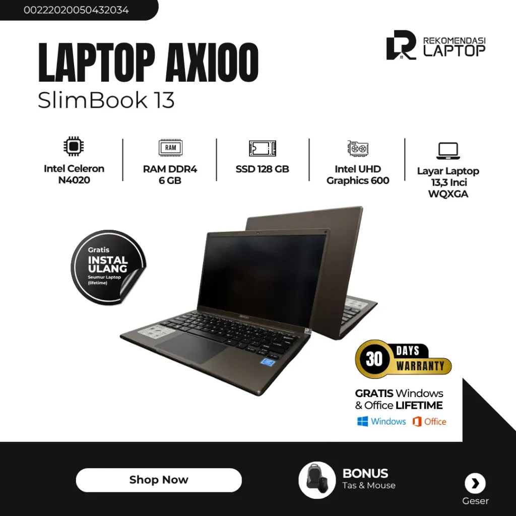 Axioo SlimBook 13