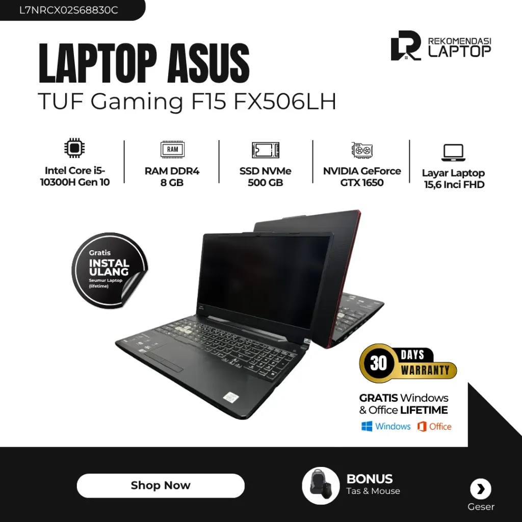 Asus TUF Gaming F15 FX506LH