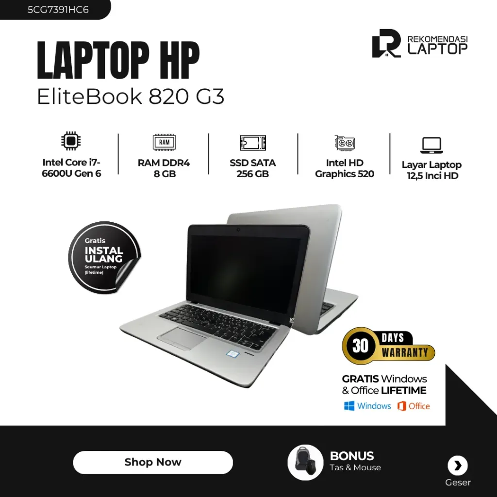 HP EliteBook 820 G3