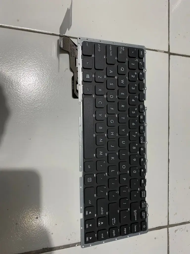 Keyboard Asus X441 X441S X441U X441UV X441UB X441M X441B X441N X441NA (Hitam) Tombol Power
