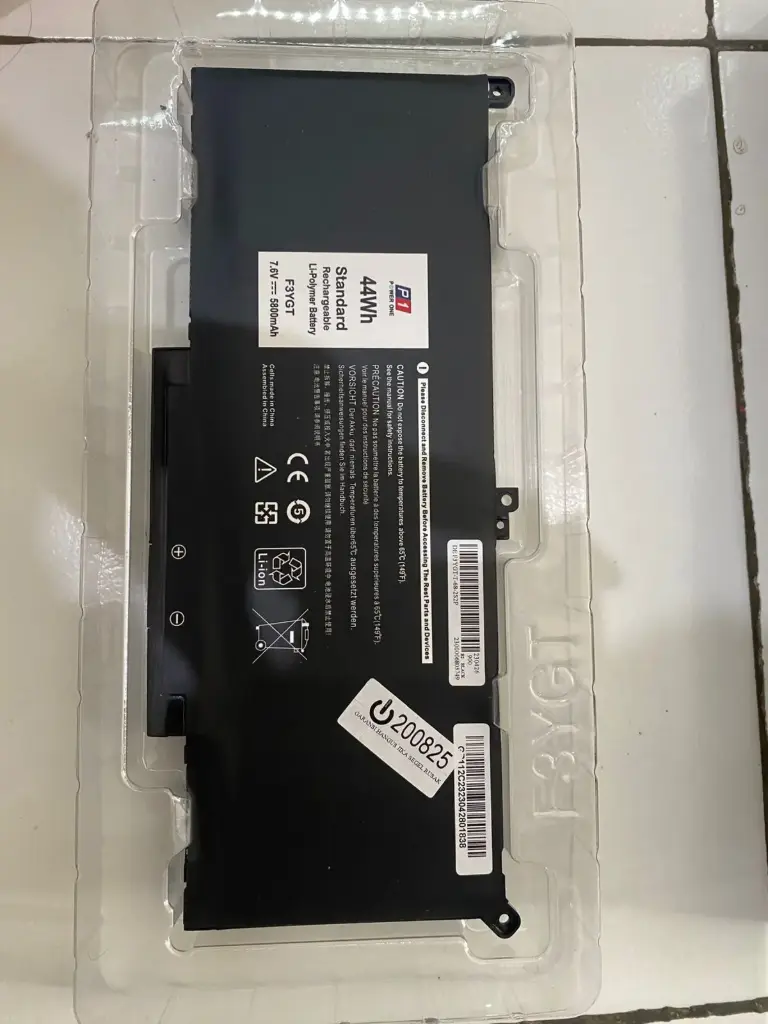 Baterai Dell 7280 7290 7380 7390 7480 7490 F3YGT Original