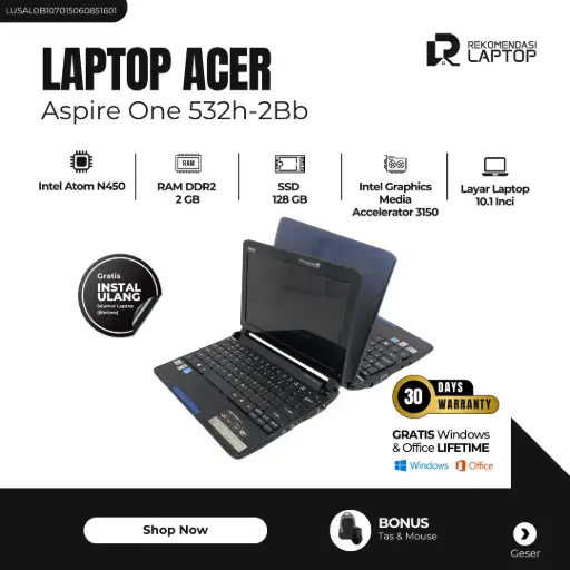 [LUSAL0B107015060851601] Acer Aspire One 532h-2Bb