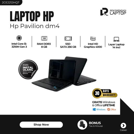 [2CE2212HQ7] HP Pavilion dm4