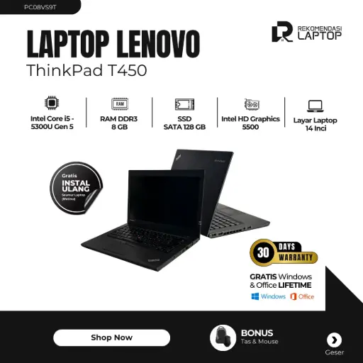 [PC08VS9T] Lenovo ThinkPad T450