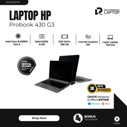 [5CD7245M7N] HP Probook 430 G3