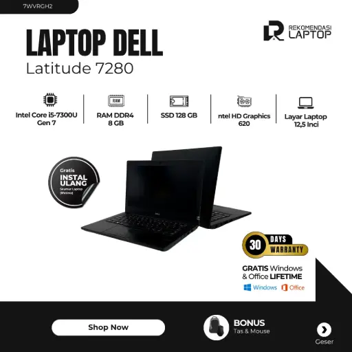 [7WVRGH2] Dell Latitude 7280