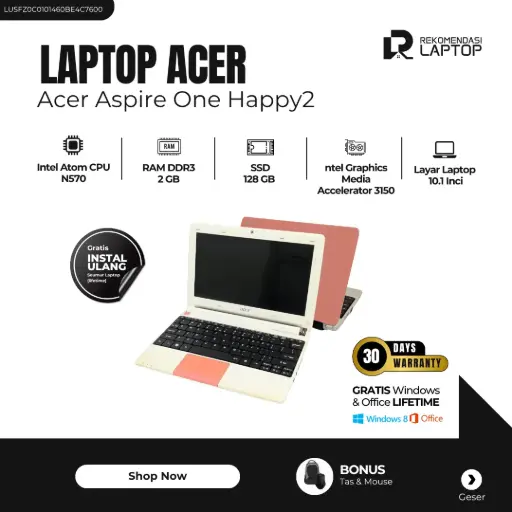 [LUSFZ0C0101460BE4C7600] Acer Aspire One Happy2