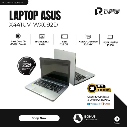 [H4N0WU163204176] Asus X441UV-WX092D