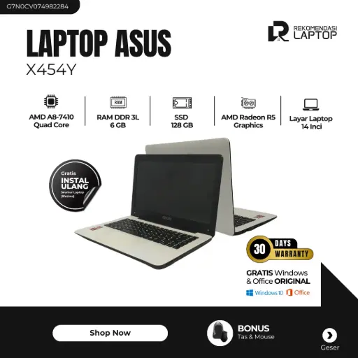 [G7N0CV074982284] Asus X454YI-BX802D