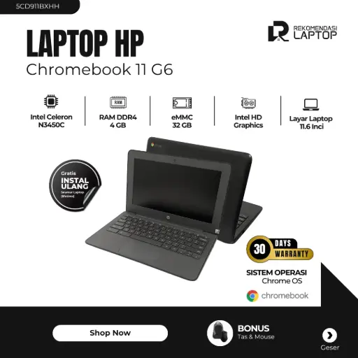 [5CD911BXHH] HP Chromebook 11 G6